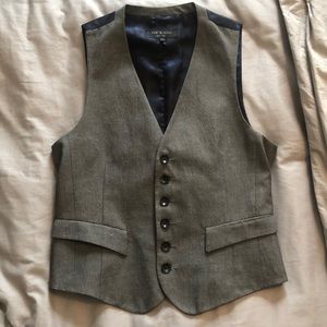 Rag & Bone Men’s Cotton/Linen Suit Vest Size 38